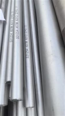 Prémium ASTM A312 UNS S31254 254SMO Rozsdamentes Acélcsövek Mexikóba Szállítva